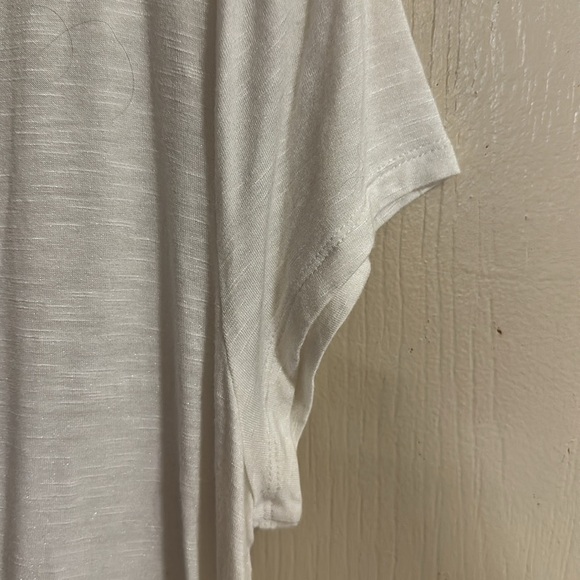 White V-Neck Women's Top WHITE HOUSE BLACK MARKET LARGE EXCELLENT NEW CONDITION - Picture 6 of 9